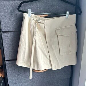 ZARA asymmetrical cargo skirt NWOT SIZE L